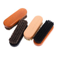Cepillo De Cuidado Y Limpieza Para Manillar Y Zapatos De Piel Con Pelo De Caballo Y Madera Herramienta De Detalles Para Coche - details 3