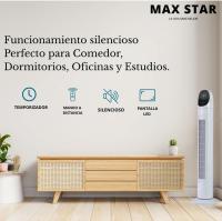 Max Star - Ventilador de Torre Silencioso 86 cm con Pantalla LED, Temporizador Digital y Mando a Distancia - details 1