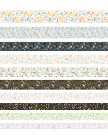 10pcs/set Cinta Adhesiva De Artesanía Kawaii Rosa Y Dorada Para Decoración De Paredes Cinta De Arroz Washi DIY Scrapbooking Etiquetas Estilo Japonés De Estación - details 9