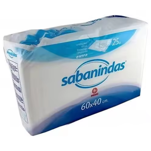Pañales para Adultos Sabanindas Extra 60X40 25 Und - 1