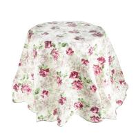 Mantel Redondo Floral De Verano 152cm Multicolor Rustic Reutilizable Para Fiestas Y Picnics En El Jardín O Comedor - details 5