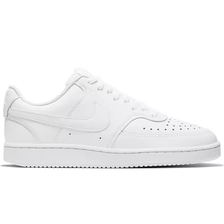 Nike - Zapatillas Court Vision Low - Triple Wite - Sneakers de Moda - 1