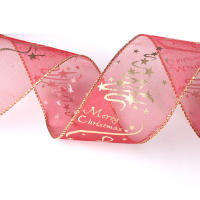 Cinta De Seda Para Navidad 2M X 63mm Organza Natural Para Manualidades Regalos Bodas Artesanía Decoración Ropa Y Vestimenta - details 7