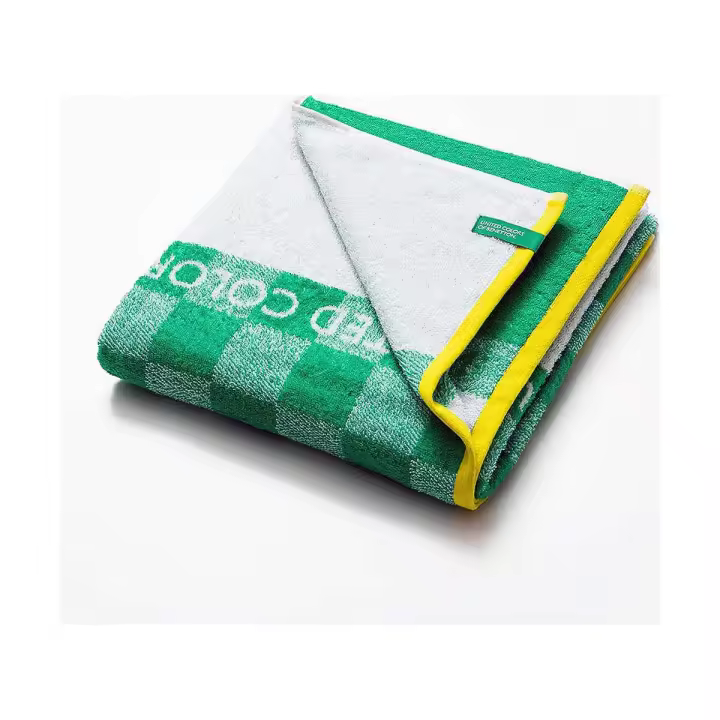 Toalla de Playa Benetton BE148 140 x 170 cm Verde - 1