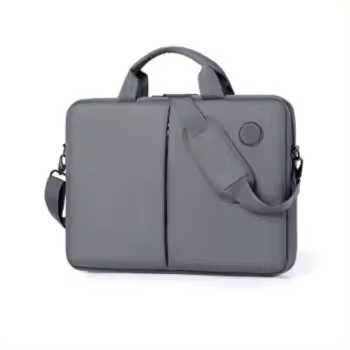 Prowalk maleta gris para portátil 15,6 pulgadas o bolso para ordenador o Tablet de hasta 39,62 cm para hombre o mujer de uso diario para documentos y accesorios de oficina una bolsa elegante y desenfadada para  el pc gaming - 1