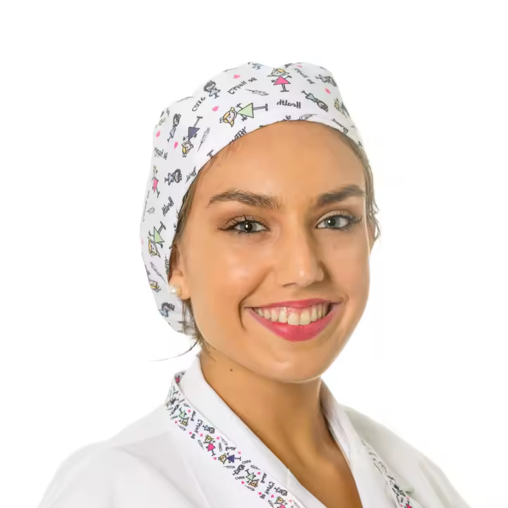 Calzame Quiro Care Gorro Quirófano y Hostelería de Tela Poliester Unisex - 1