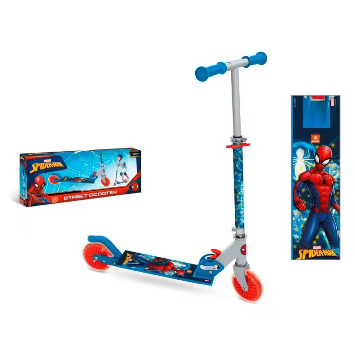 Mr Popye Patinete Aluminio Spiderman Marvel Oficial - 1
