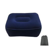 Almohada De Pie Inflable Para Viaje Y Oficina Almohada De Descanso Para Pies Con Soporte De Pierna Rectangular De Poliéster 100% - details 8