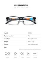 Gafas De Lectura Ultraligero Para Hombres Y Mujeres Anti Luz Azul Estilo Fashion Con Impresión Gafas Presbíopicas Para Primavera 1.0 a 4.0 - details 14