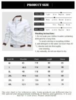 Chaqueta Deportiva Informal para Hombre – Estilo Safari Transpirable, Color Sólido con Detalle de Rayas, Moda Primavera-Verano 2024 - details 1