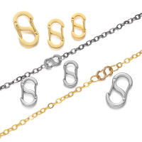 5pcs/Lote Hebuelos De Acero Inoxidable Para Pulseras Y Collares Accesorios De Joyería Hebillas Y Conectores De Cangrejo DIY - details 2