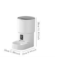 Dispensador Inteligente De Alimentos Para Gatos Y Perros 4L WIFI Botón Automático Con Pantalla LCD Fiel Y Preciso Tiempo De Llenado - details 1