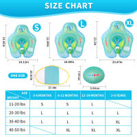 Anillo de natación para bebés Swimbobo, anillo de natación para niños, anillo de natación para axilas, protección solar, bola flotante azul - details 1