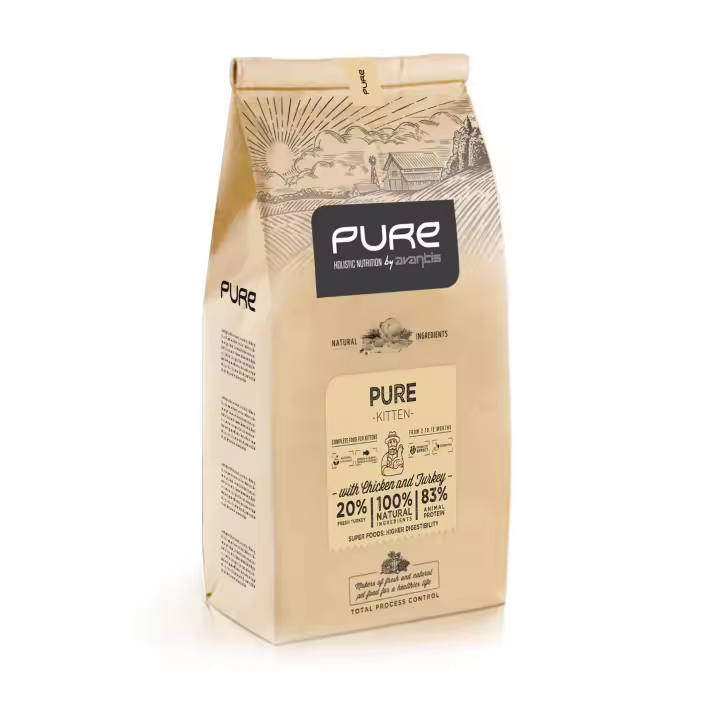 Pienso para Gatos Adultos Esterilizados - a Partir de los 12 Meses - 2 kg - Comida Seca 100% Natural - Pescado y Arroz - Avantis Pure Sterilised Cat - 1