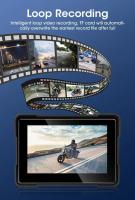 Pantalla Portátil Srnubi Para Motocicleta 5 Pulgadas Con Wireless Carplay Y Android Auto IPX7 Impermeable Dual Lens Bluetooth GPS Monitor - details 10
