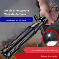 A&M MARBELLA - Linterna Táctica LED De Alta Potencia Con Forma De Porra , Alcance mas de 100M , Defensa personal , Punta De Hierro Para Cristales. - details 3