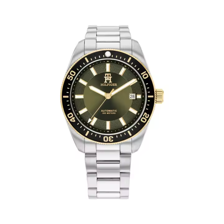 RELOJ TOMMY HILFIGER TH85 PLATEADO Y AZUL HOMBRE - 1