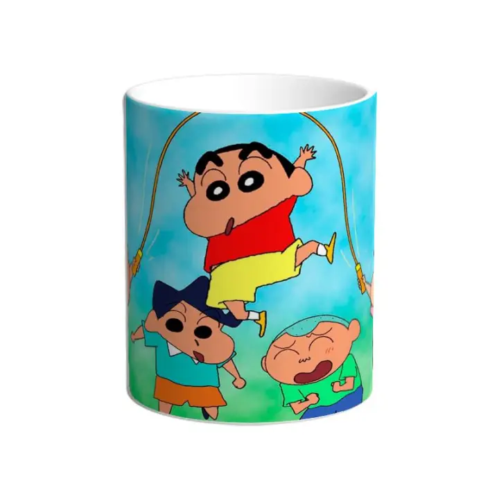 Taza Shinchan. Shin Chan. Shinnosuke Noara. Himawari. Misae. Hiroshi. Boo Chan. Nene. Masao. Kazama. Nanako - 1