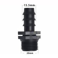 Conector De Barbaco De Jardín De Plástico 1PC Hembra/Macho Tamaño De Hilo 1/2 3/4 a 1 Pulgada Fitting De Riega Para Jardín - details 3