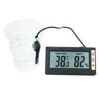 Medidor De Temperatura Y Humedad Digital Con Pantalla LCD Máximo Mínimo Tester De Ambiente Estación De Trabajo Interior Sensor De Temperatura - details 6