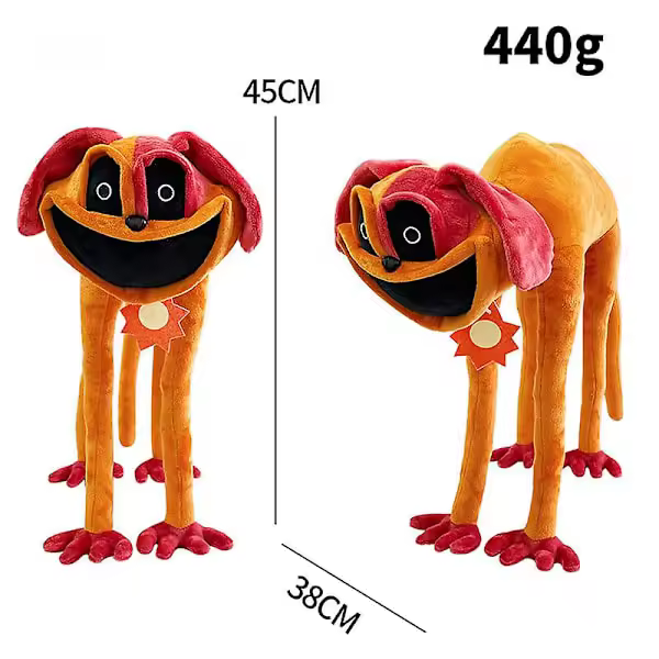 45cm DogDay Monster Peluche Juguete DogDay Felpa Muñeca Sonriente Critters Felpa Regalo para Niños - 1
