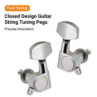 6pcs Tuners De Guitarra Eléctrica Y Acústica Con Enganches Sellados 3L3R Tuning Pegs Accesorios Para Guitarra - details 14