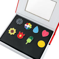 Set De Broches De Badges De Gimnasio Pokémon De Kanto Johto Hoenn Sinnoh Unova Kalos Y Islas Naranja Accesorios Para Cosplay Unisex - details 5