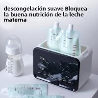 Calentador De Leche Automático Para Bebé Termómetro De Botella De Leche Calentador Y Desinfectador De Botellas De Leche Material P.P. Recargable EU/US Plug - details 1