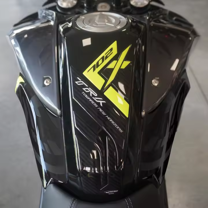 Protector adhesivo Depósito compatible con Benelli TRK 702x Gris - 1