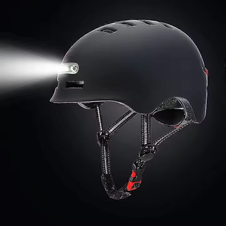 Navidad bicicleta ciclismo casco motocicleta casco con luz de advertencia iluminada para adultos niños - 1