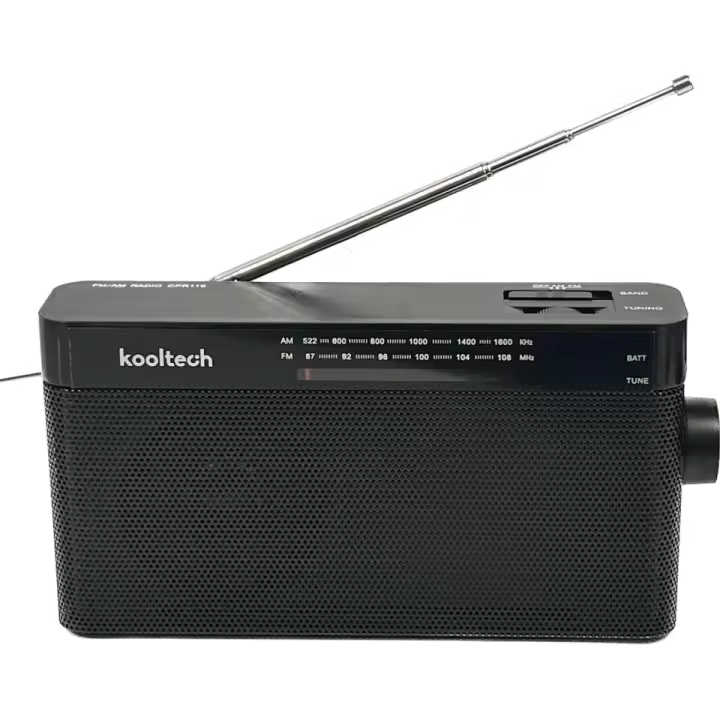 Reproductor de Radio Analógico Kooltech | Bandas FM/AM | Alta Calidad |RADIO PORTATIL|RADIO COMPACTO - 1