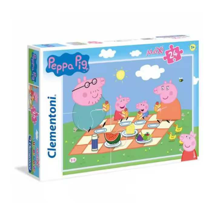 Puzzle Maxi Peppa Pig 24 piezas de Clementoni - 1