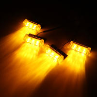 Luz De Advertencia Estroboscópica Frontal Para Coche 12V LED Luz De Señal De Emergencia Policial Con Luz De Día Potencia Alta Material Plástico - details 4