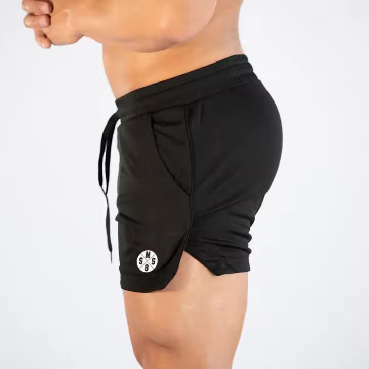 Pantalones Cortos de Hombre Ligeros Elástico, Adelgazado, Perfecto para Entrenamiento, Jogging, Playa Moda para Hombres - 1
