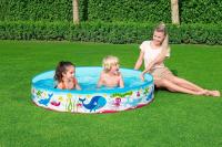 Piscina Infantil para Niños Redonda 152x30 cm, Fácil Montaje, Resistente y Segura Bestway Rígida - details 7