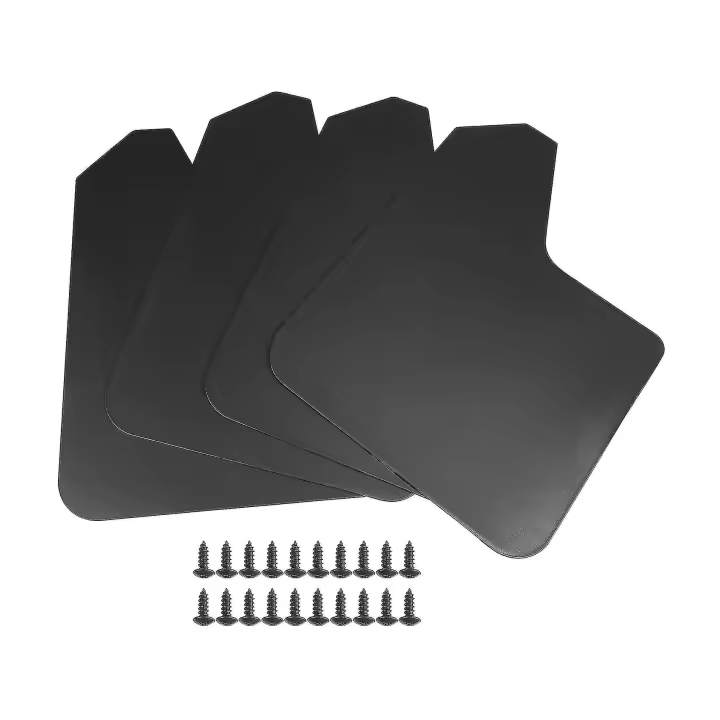 guardabarros universales para coche, camioneta, furgoneta, camión, guardabarros, protectores contra salpicaduras con tornillo - 1