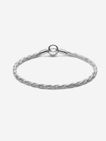 Pulsera Pandora Cadena de Serpiente Trenzada  Cierre Bola - details 0