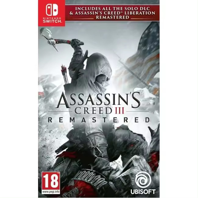 Assassin's Creed III (3) + Liberation HD Remaster (Importacion UK) - Nintendo Switch - Nuevo precintado - - 1