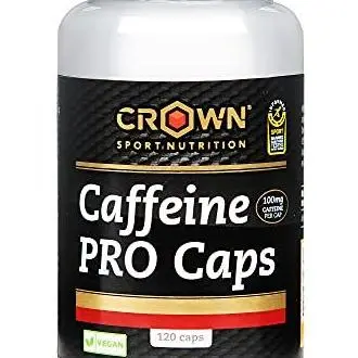 Crown Sport Nutrition Caffeine Pro 100 Mg 120 Cápsulas - 1
