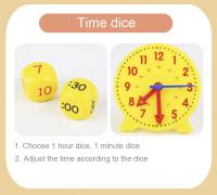 Reloj Educativo Para Niños Juguete Interesante De Horas Minutos Y Segundos Puzzle De Aprendizaje Preescolar Ayudas De Enseñanza Montessori - details 6