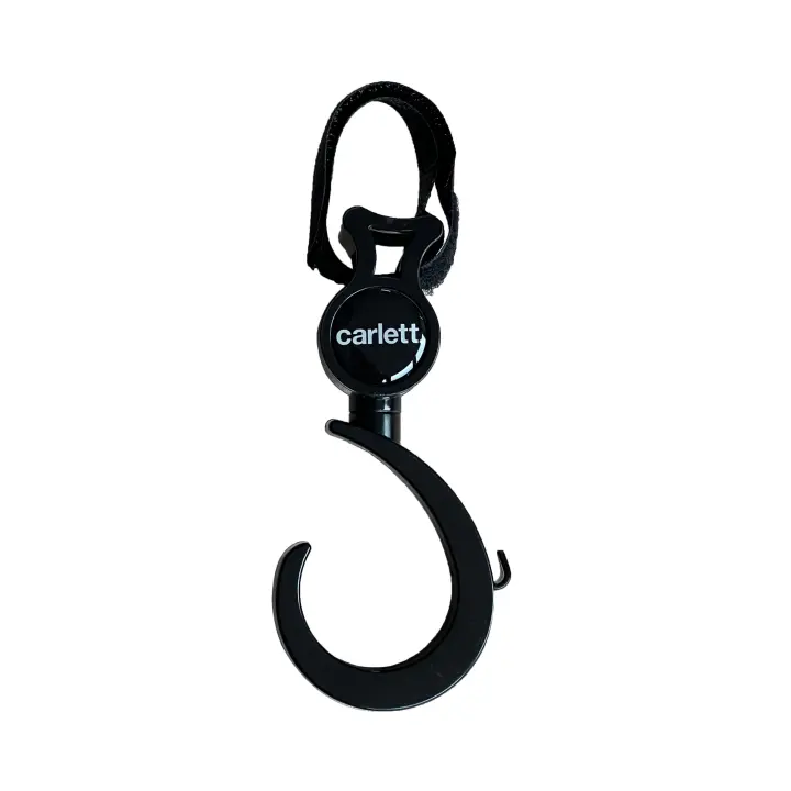 Carlett Gancho para Carro de la Compra - Fácil Instalación con Cinta de Velcro - 1