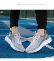 Zapatillas De Running Para Mujer 2023 Otoño Suela Suave Absorbedora De Choque Transpirables Ligeros Y Suaves Superficie De Malla Zapatos Casuales - details 30