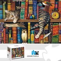 Rompecabezas De 1000 Piezas Tally Cat Para Adultos Juego Educativo De Decoración De Hogar Y Divertido Para La Familia - details 0