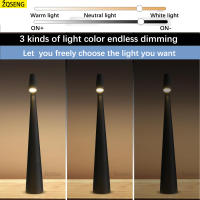 Lámpara De Mesa LED Con Sensor De Toque Luz Nocturna Recargable Sin Cable Para Decoración De Habitación Restaurante Hotel Bar - details 3