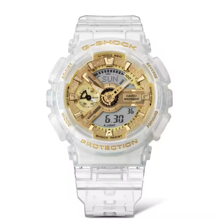 reloj deportivo Casio G-Shock GMA-S110SG-7A 200m WR resistente a los golpes resistencia magnética Hora Mundial - 1