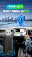 Adaptador inalámbrico 2 en 1,Conexión directa para navegación inteligente,CarPlay Inalámbrico para iPhone,Compatible con iOS 10 o versiones posteriores - details 9