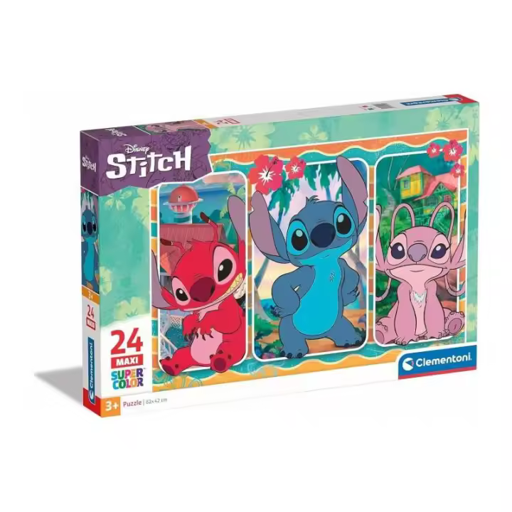 PUZZLE MAXI STITCH 24 PIEZAS DE CLEMENTONI - 1