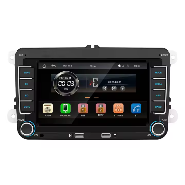 Radio Para Coche Android Universal Para Volkswagen Golf 5 6 Polo Passat B6 B7 CC Skoda Jetta Con Multimedia Wireless Carplay Pantalla Auto - 1