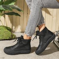 SP Nuevas Botas individuales de otoño Y invierno para Mujer, hecho a mano, estilo retro, casual, de Suela Gruesa, comodas, Con Cordones y Suela suave. - details 16