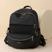 Mochila de tela de nailon de otoño, nueva mochila de ocio de color sólido a la moda, bolsa de viaje de pequeña capacidad - details 3